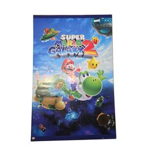 Nintendo 2010 Super Mario Galaxy 2 Poster 34x22